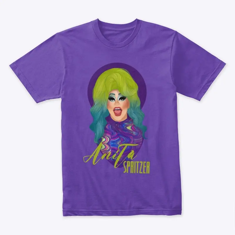 Purple Cartoon Tee